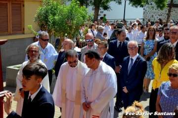 Telde rinde pleitesía a San Miguel en Valsequillo (Foto Francisco Javier Santana y TA)
